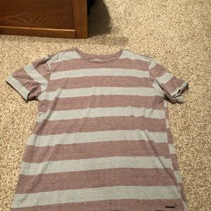 Men’s Large On the Byas Striped Tee Shirt